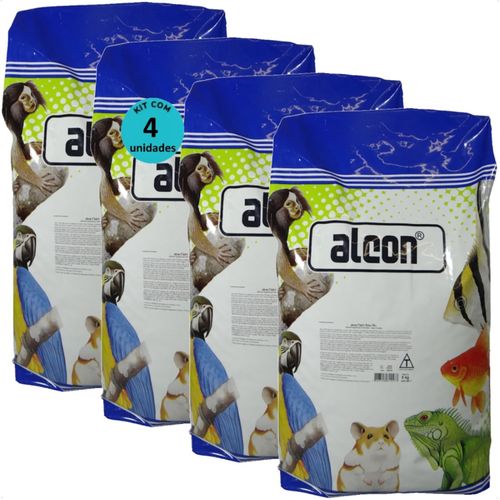 ALCON CLUB PSITA MIX 5KG KIT COM 4 ALCON CLUB PSITA MIX 5KG PARA PSITACÍDEOS KIT COM 4