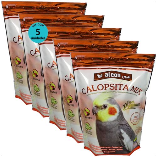 ALCON CLUB CALOPSITA MIX 550G KIT COM 5 ALCON CLUB CALOPSITA MIX 550G KIT COM 5