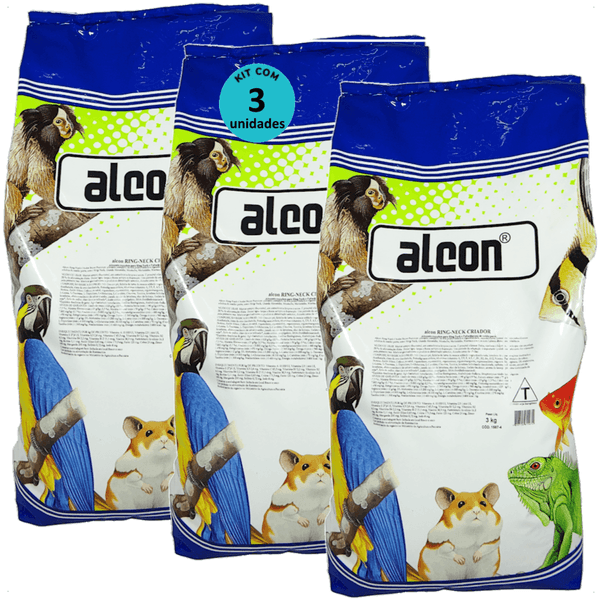 ALCON RING-NECK CRIADOR 3KG KIT COM 3