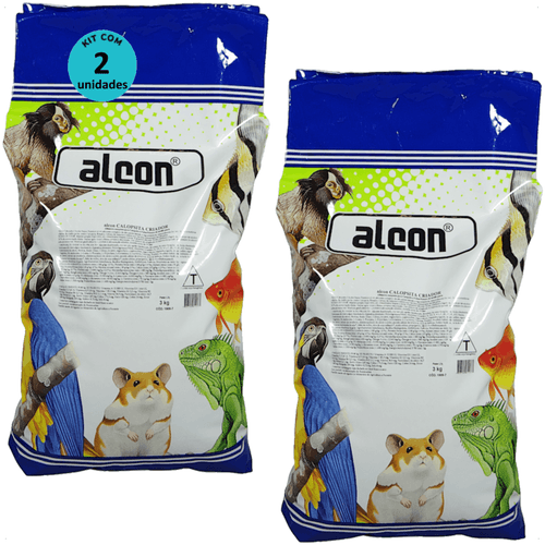 ALCON CALOPSITA CRIADOR 3KG KIT COM 2 ALCON CALOPSITA CRIADOR 3KG KIT COM 2