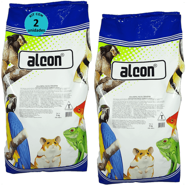 ALCON RING-NECK CRIADOR 3KG KIT COM 2