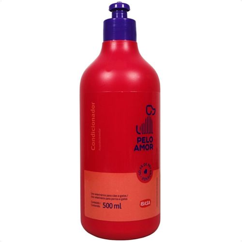 CONDICIONADOR PELO AMOR IBASA 500ML PARA CÃES E GATOS CONDICIONADOR PELO AMOR IBASA 500ML PARA CÃES E GATOS