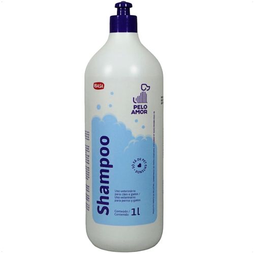 SHAMPOO PELO AMOR 1L IBASA PARA CÃES E GATOS