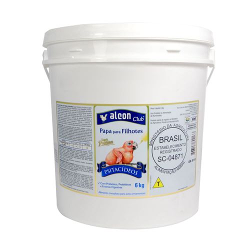 Ração Alcon Club Papa Filhote Psitacídeos Super Premium 6kg