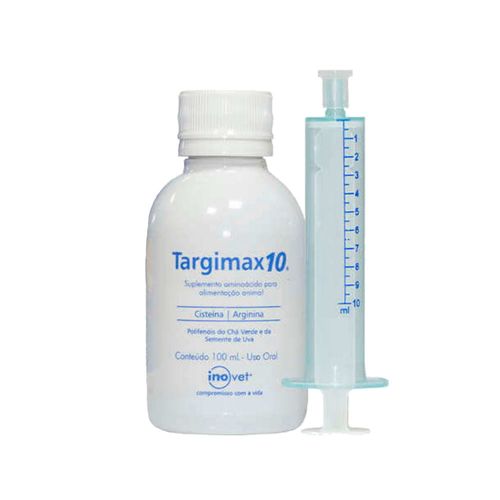 Targimax 10 Suplemento Animal 100ml- Inovet Targimax 10 Suplemento Animal 100ml- Inovet