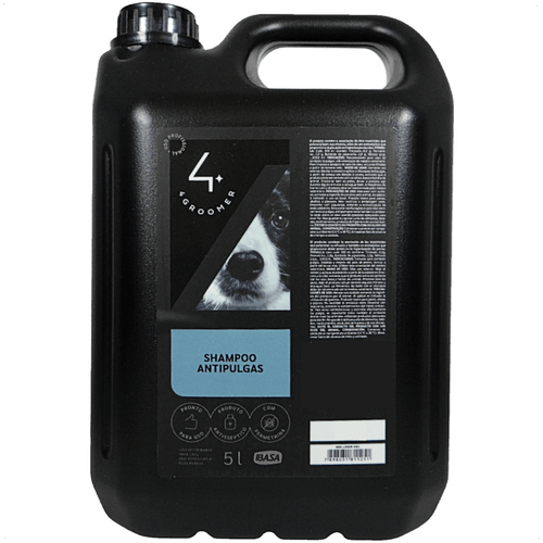 SHAMPOO ANTIPULGAS 5L 4 GROOMER PROFISSIONAL IBASA PARA CÃES SHAMPOO ANTIPULGAS 5L 4 GROOMER PROFISSIONAL IBASA PARA CÃES