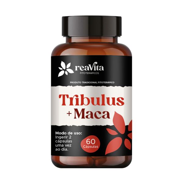 Tribulus Terrestris com Maca Peruana 60 Cáps Reavita Energia e Disposição
