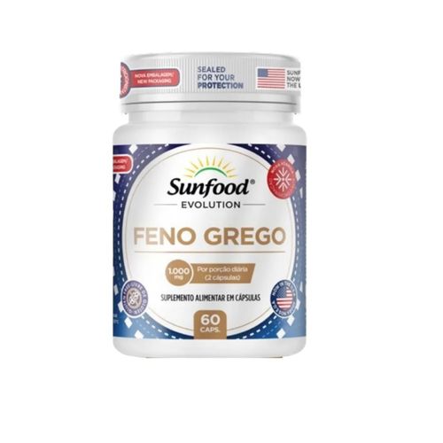 FENO GREGO 1000MG 60 CAPSULAS SUNFOOD EVOLUTION FENO GREGO 1000MG 60 CAPSULAS SUNFOOD EVOLUTION