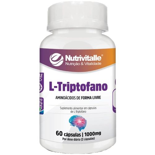 L-TRIPTOFANO 60 CAPS NUTRIVITALLE L-TRIPTOFANO 60 CAPS NUTRIVITALLE