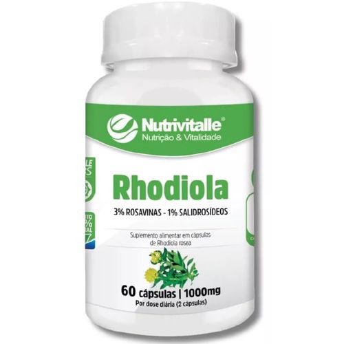 RHODIOLA 1000MG 60 CAPS NUTRIVITALLE RHODIOLA 1000MG 60 CAPS NUTRIVITALLE