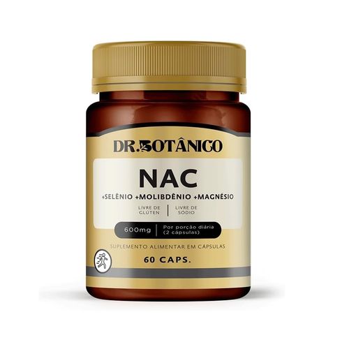 NAC (SELENIO + MOLIBDENIO + MAGNESIO) 600MG 60 CAPS DR. BOTANICO