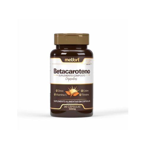 BETACAROTENO 30 CAPS 500 MG MELFORT BETACAROTENO 30 CAPS 500 MG MELFORT