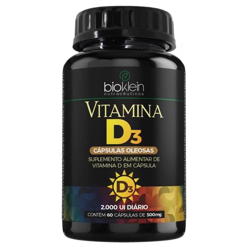 OLEO VITAMINA D3 2000UI 430mg 60 CAPS. BIOKLEIN