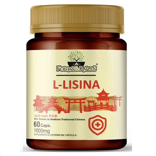 L-LISINA 60 CAPS FOLHAS E RAIZES