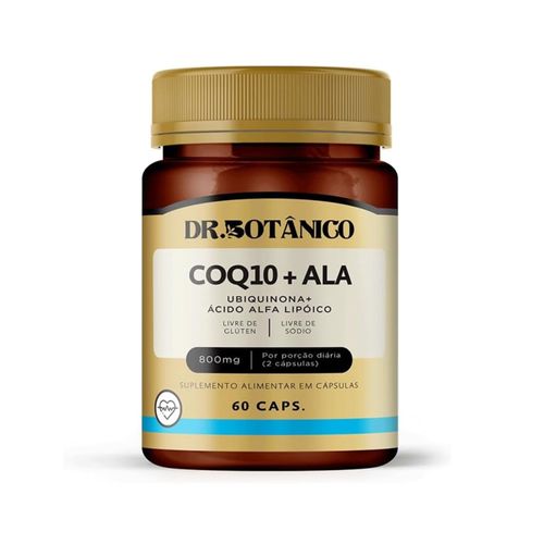COQ10 + ALA (UBIQUINONA + ACIDO ALFA LIPOICO) 800MG 60CAPS DR. BOTANICO