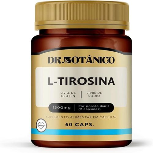 L-TIROSINA 1500MG 60CAPS DR. BOTANICO L-TIROSINA 1500MG 60CAPS DR. BOTANICO