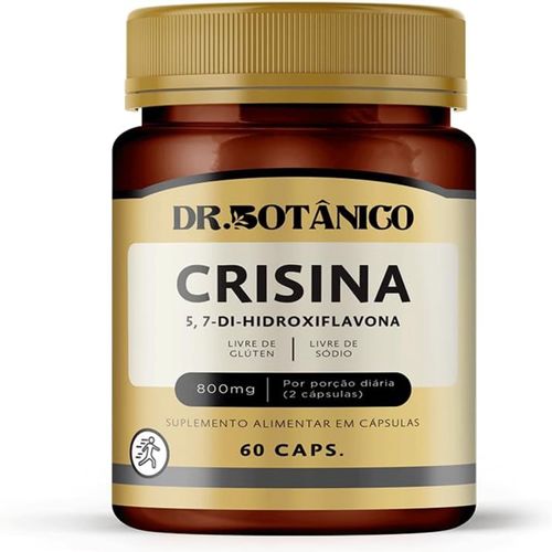 CRISINA (5, 7-DI-HIDROXIFLAVONA) 800MG 60 CAPS DR. BOTANICO