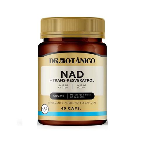 NAD + TRANS-RESVERATROL 600MG 60CAPS DR. BOTANICO NAD + TRANS-RESVERATROL 600MG 60CAPS DR. BOTANICO