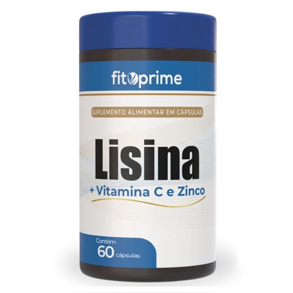 LISINA + VITAMINA C E ZINCO 500MG 60CPS FITOPRIME