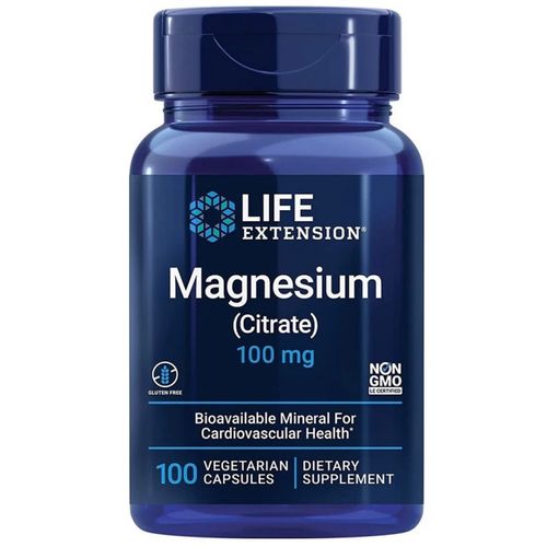 Magnesium  Citrate 100 mg 100 Cáps. Life Extension