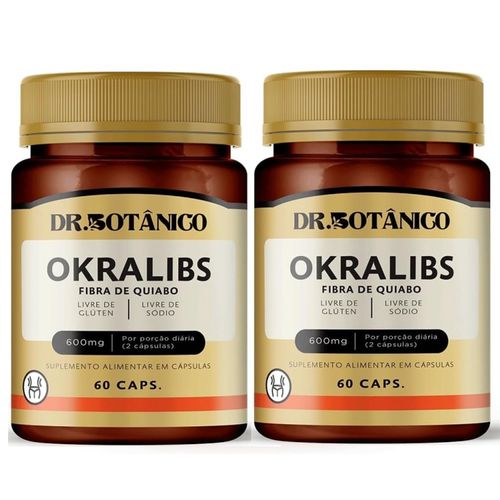 Kit 2 OKRALIBS 600MG 60CAPS DR. BOTANICO