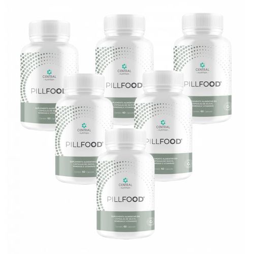 6x Pillfood- Silício Orgânico- Central Nutrition- 60 Cáps. Sem Sabor 6x Pillfood- Silício Orgânico- Central Nutrition- 60 Cáps. Sem Sabor