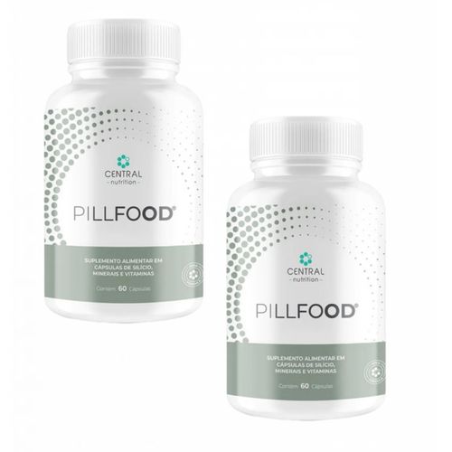 2x Pillfood- Silício Orgânico- Central Nutrition- 60 Cáps. Sem Sabor 2x Pillfood- Silício Orgânico- Central Nutrition- 60 Cáps. Sem Sabor
