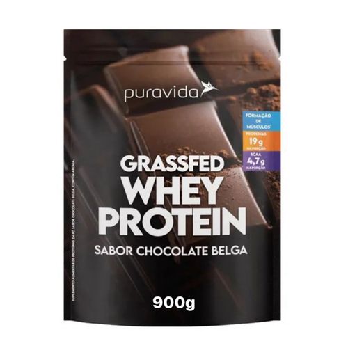 Grassfed Whey Protein Chocolate Belga 900g Puravida Chocolate Belga Grassfed Whey Protein Chocolate Belga 900g Puravida Chocolate Belga