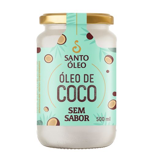 Óleo de Coco Sem Sabor 500ml - Santo Oleo