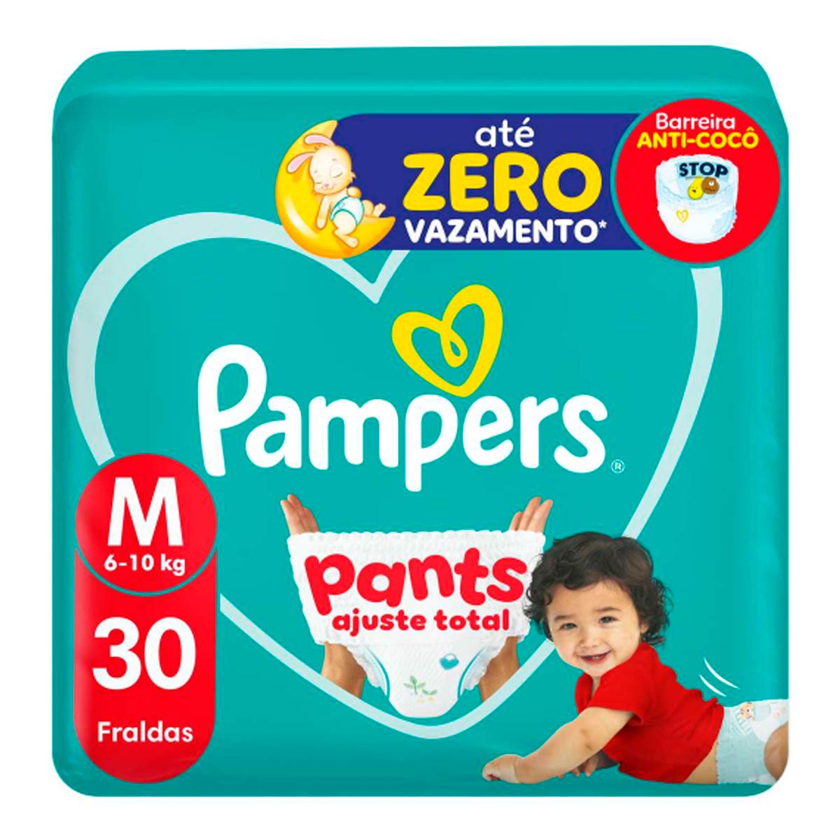 Fralda Pampers Pants Roupinha M 30 Unidades
