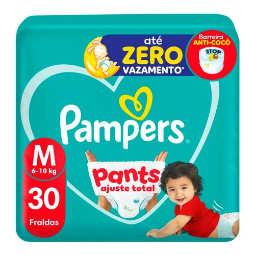 Fralda Pampers Pants Roupinha M 30 Unidades