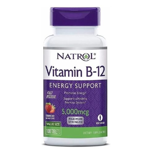 VITAMINA B12 5.000mcg 100 TABLETES NATROL