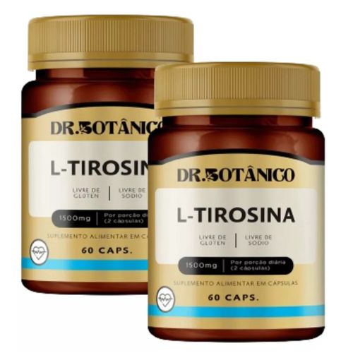 KIT 02 L-TIROSINA 1500MG 60CAPS DR. BOTANICO