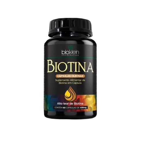 ÓLEO BIOTINA (Vitamina B7) 400mg 60 Caps Bioklein