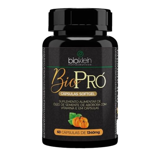 ÓLEO BIO PRO (Semente de Abóbora com Vitamina E) 1340mg 60 Caps Bioklein ÓLEO BIO PRO (Semente de Abóbora com Vitamina E) 1340mg 60 Caps Bioklein