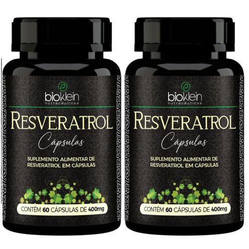 Kit 02 RESVERATROL 400mg 60 Caps Bioklein Kit 02 RESVERATROL 400mg 60 Caps Bioklein