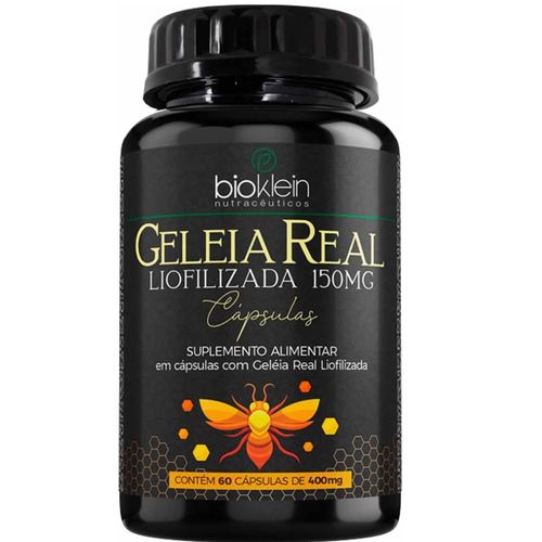 GELEIA REAL LIOFILIZADA 400mg 60 Caps Bioklein GELEIA REAL LIOFILIZADA 400mg 60 Caps Bioklein