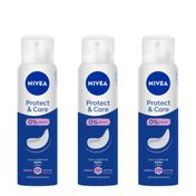 Kit-Nivea-Antitranspirante-Protect-Care-Feminino-Aerossol-3-Unidades-de-150ml