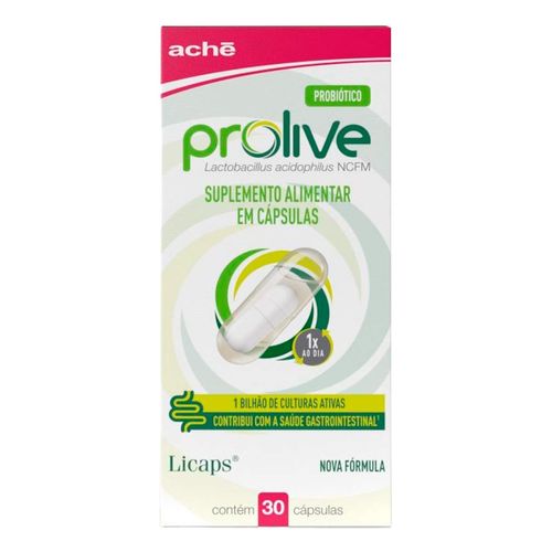 Probiótico Prolive 30 Cápsulas