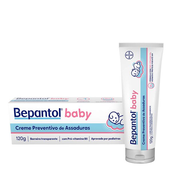 Creme Preventivo de Assaduras Para Bebês Bepantol Baby 120g