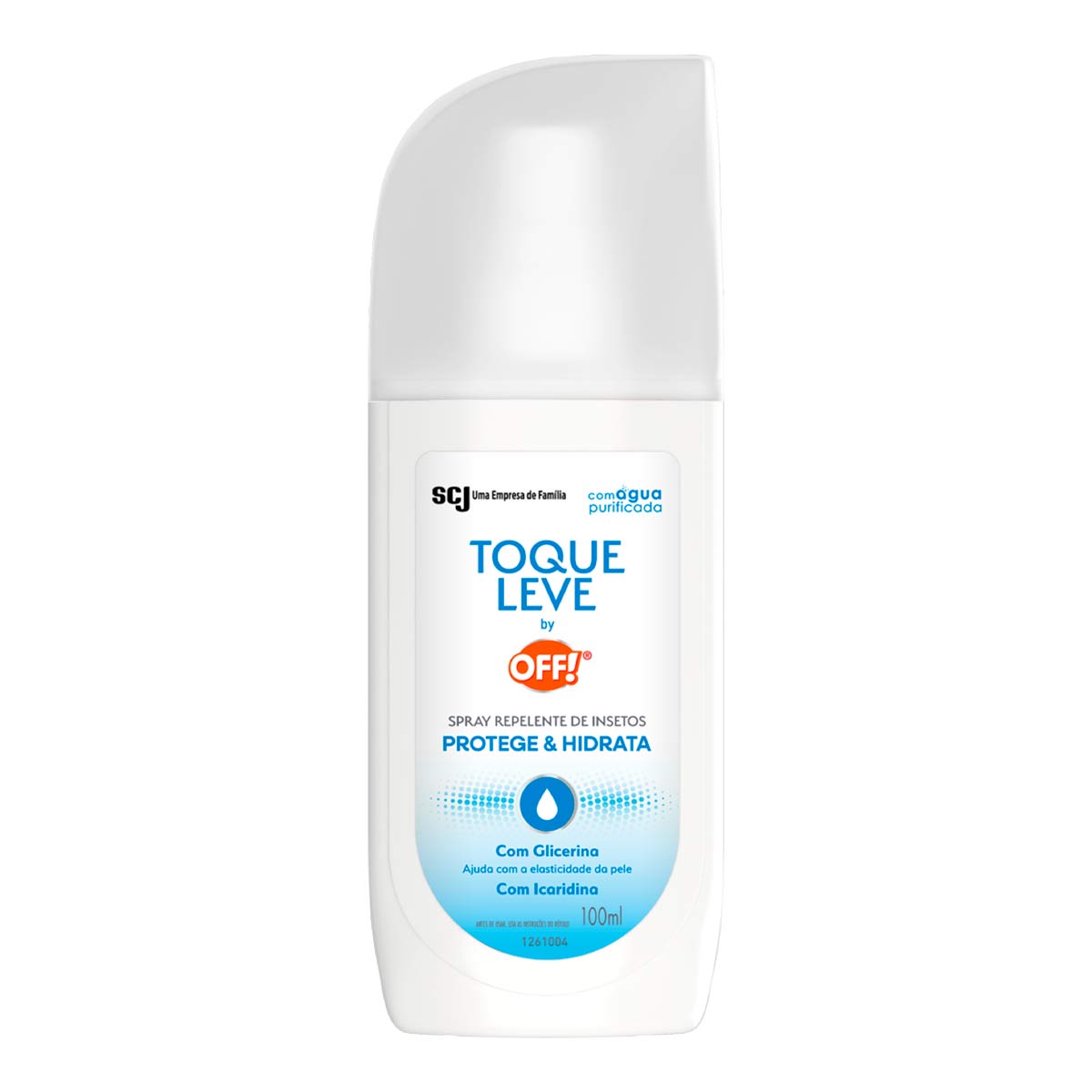 Repelente Off! com Icaridina sem Perfume Toque Leve 100ml Spray