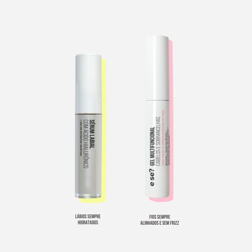 Kit Sérum Labial 6ml + Gel Multifuncional cabelos e sobrancelhas Kit Sérum Labial 6ml + Gel Multifuncional cabelos e sobrancelhas