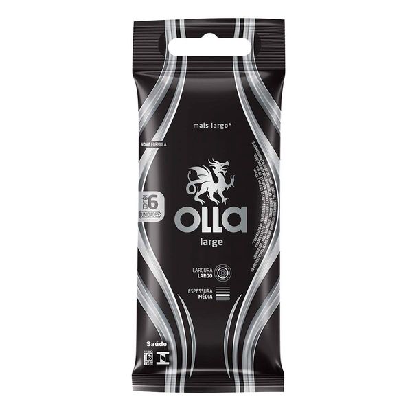 Preservativo Olla Large com 6 Unidades