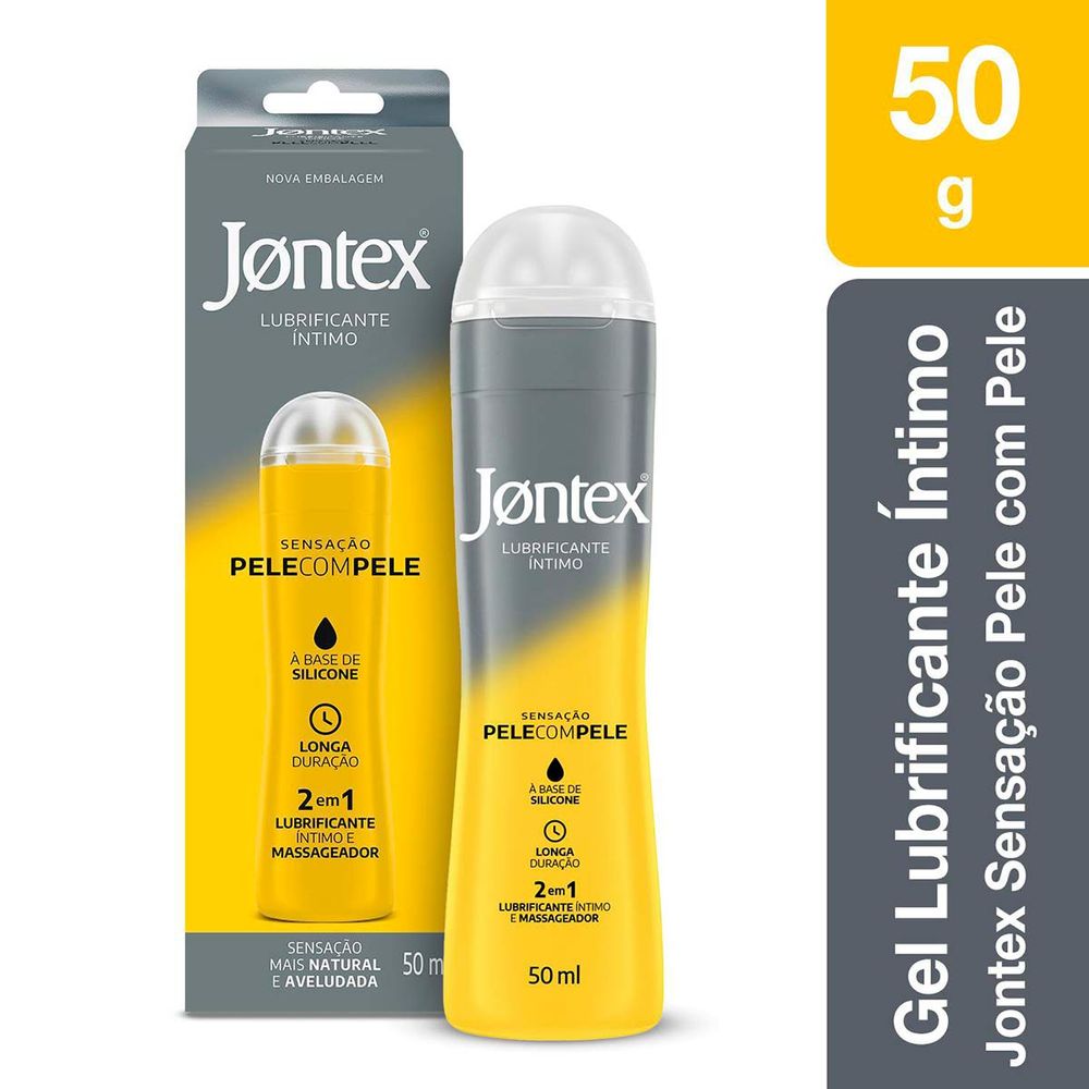 Gel Lubrificante Jontex Sensao Pele com Pele 50g - Drogaria Sao Paulo