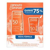 896470---Kit-Protetor-Solar-FPS-50-200ml---Protetor-Solar-Facial-Toque-Seco-FPS-50-50g-Cenoura---Bronze-1