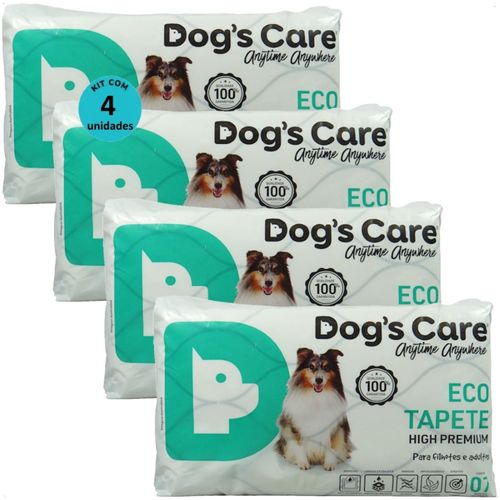TAPETE HIGIÊNICO DOG´S CARE ECO HIGH PREMIUM 7 UN 82X60 CM KIT COM 4 TAPETE HIGIÊNICO DOG´S CARE ECO HIGH PREMIUM 7 UN 82X60 CM KIT COM 4