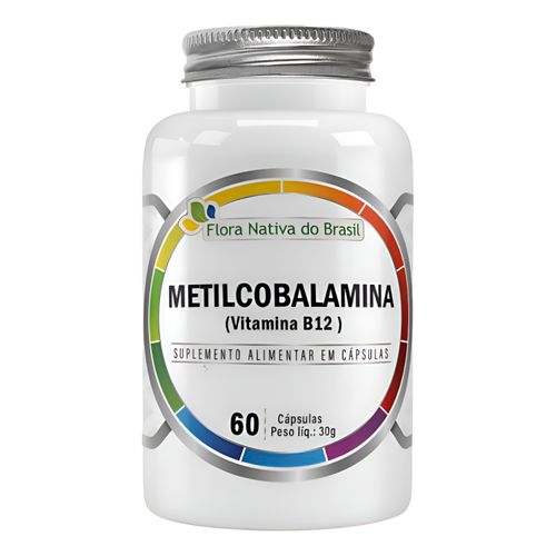Metilcobalamina (vitamina B12) 60 Cápsulas - Flora Nativa