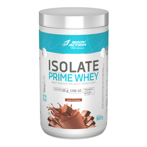 Isolate Prime Whey 900g - Sabor Chocolate - Body Action