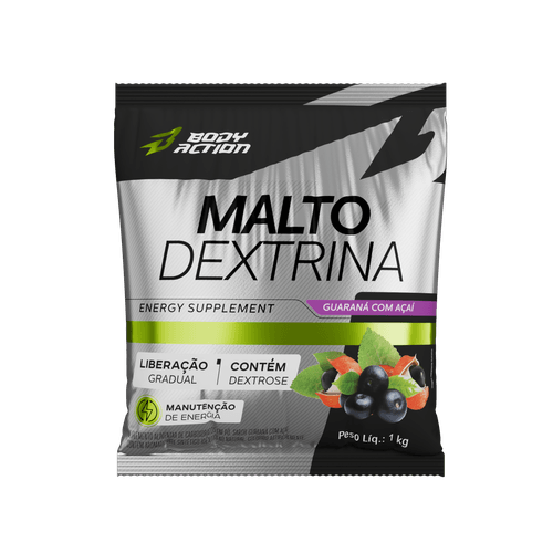 Maltodextrina Malto Dextrin 1kg - Bodyaction - Guarana Açai