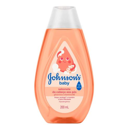 Sabonete Líquido Johnson’s Baby Da Cabeça Aos Pés 200Ml